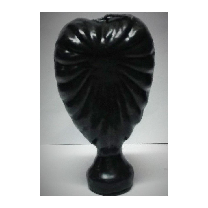 vela corazón negro