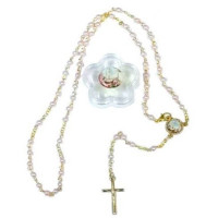 {
  "text": "rosy and gold flower rosary – (with clasp)"
}