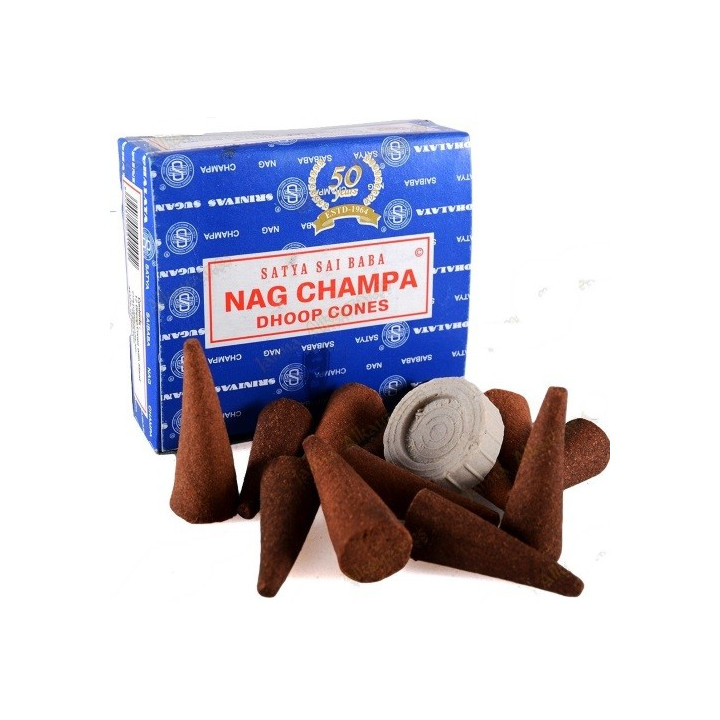 {
  "product_name": "nag champa incense cones – box of 12"
}