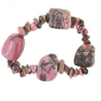 {
  "text": "rodonite bracelet – 4 stones"
}