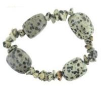 {
  "product_name": "Dalmatian Jasper Bracelet – 4 Stones"
}