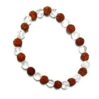 rudraksha bracelet – quartz