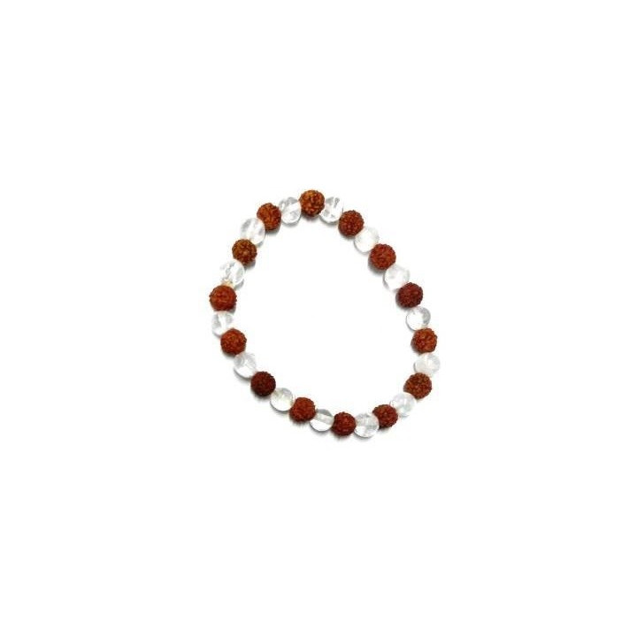 rudraksha bracelet – quartz