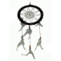 web green dreamcatcher – 16cm