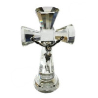 table crucifix - glass