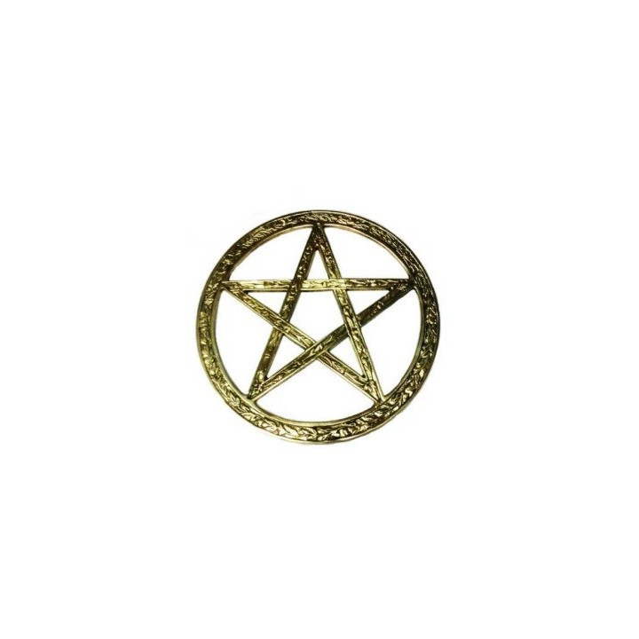 {
  "text": "15cm pentagram – brass"
}