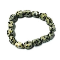 {
  "text": "dalmatian jasper bracelet – stones"
}