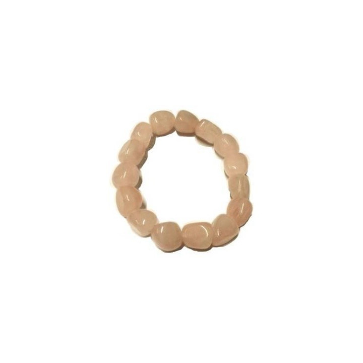 pulsera de cuarzo rosa - piedras