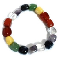 pulsera 7 chakras - piedras