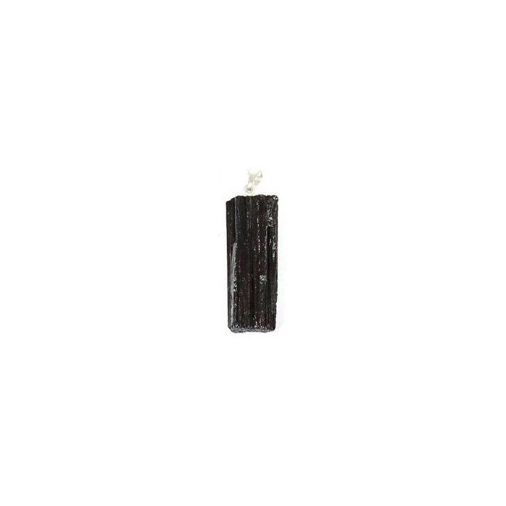 {
  "text": "black tourmaline – pendant (raw)"
}