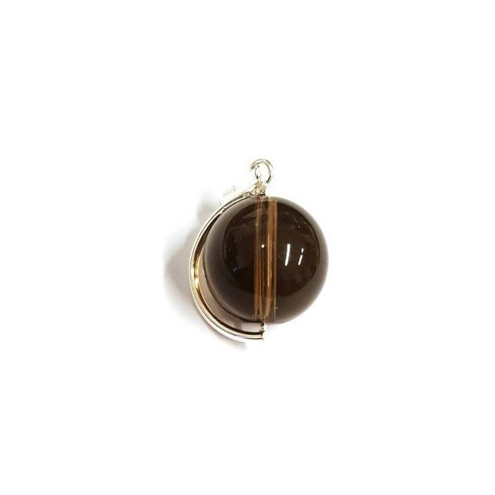 {
  "text": "smoky quartz pendant – ball"
}