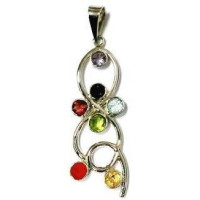 waves pendant - chakras