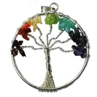 {
  "text": "tree of life pendant – chakras Silver"
}
