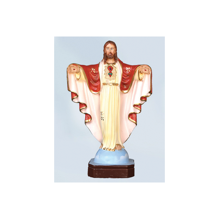 Jesucristo Redentor – 20cm (manto rojo)