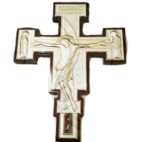 crucifijo en madera y plata – 26cm