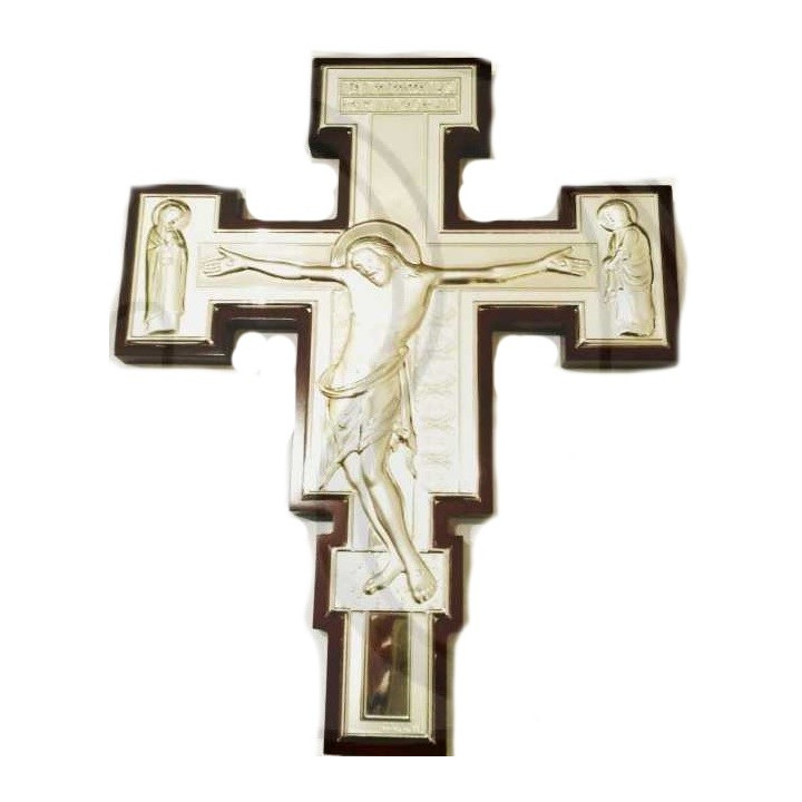 crucifijo en madera y plata – 26cm