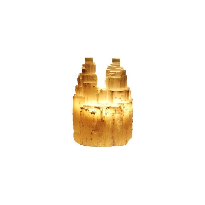 {
  "product_name": "selenite lamp - double tower"
}