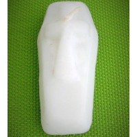 white coffin candle