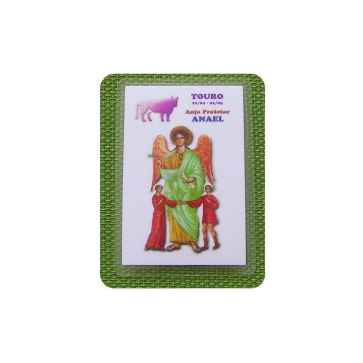 {
  "text": "zodiac card – taurus/anael"
}