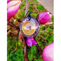 Orgonita - Collar Colgante - Moneda Feng Shui