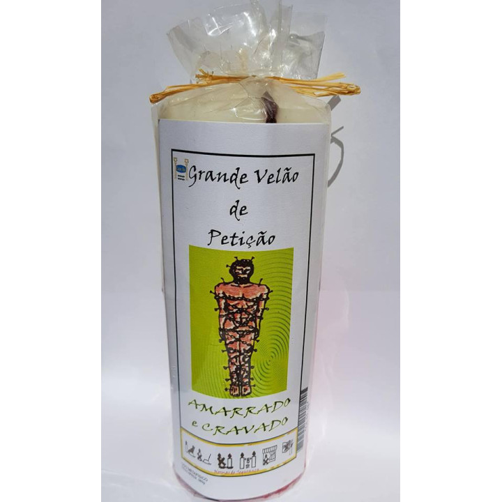 {
  "product_name": "Large Petition Candle - Tied and Staked"
}