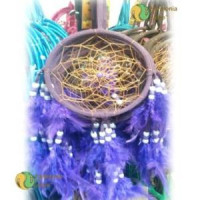 atrapasueños morado – 13cm