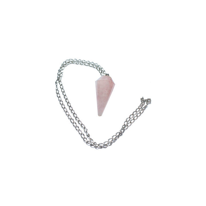 {
  "text": "rose quartz pendulum"
}