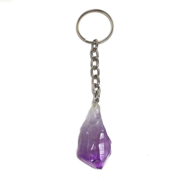 {
  "product_name": "AMETHYST POINT KEYCHAIN - RAW"
}