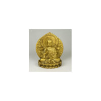 Golden Buddha - Throne 14cm