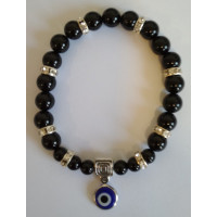 {
  "name": "Black Tourmaline and Turkey Eye Bracelet"
}