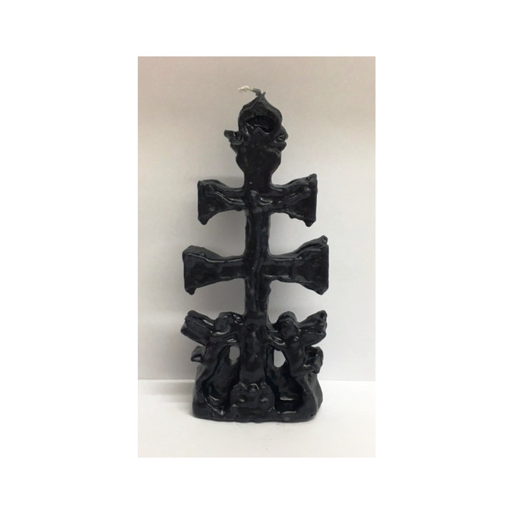 {
  "name": "BLACK CARAVACA CROSS CANDLE - LARGE"
}