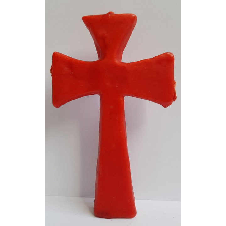 VELA ROJA CRUZ DE LOS DESEOS - 3 CANDADOS