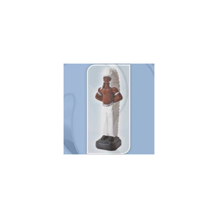 jefe de plumas blancas - 20cm