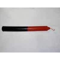 {
  "product": "1 Red and Black Candle (20x20)"
}