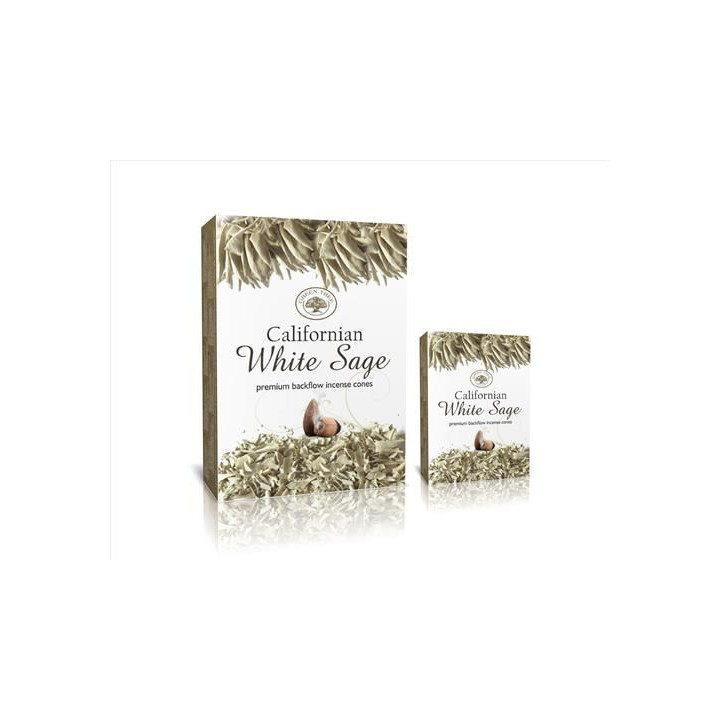 Sálvia Branca Califórnia - Incenso Cones de Refluxo