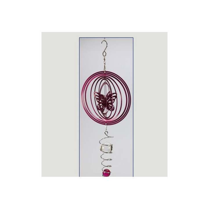 {
  "product_name": "Steel Spinner - 3D Butterfly and Spiral with 2 Balls"
}