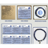 Pulseira Elegante - Sodalite C/Amuleto