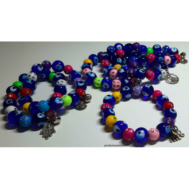 {
  "name": "Colorful Turkey Eye Bracelet with Amulet"
}