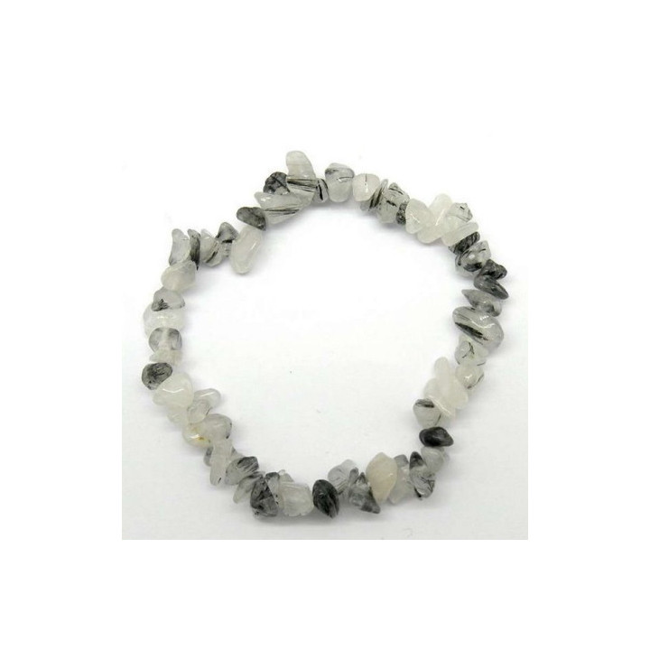 {
  "name": "Turquoise Tourmalinated Quartz Bracelet - Chip"
}

Note: The term "Quartzo Turmalinado" is typically translated as 