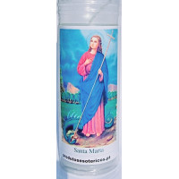 1 vela de cristal Santa Marta