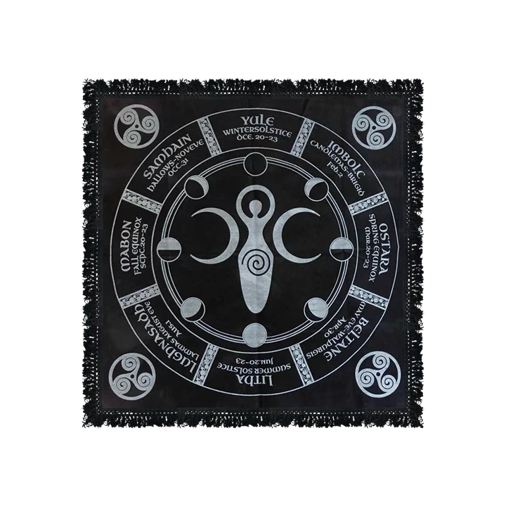 Annual Wheel Cloth of the Pagan Altar - 60x60cm