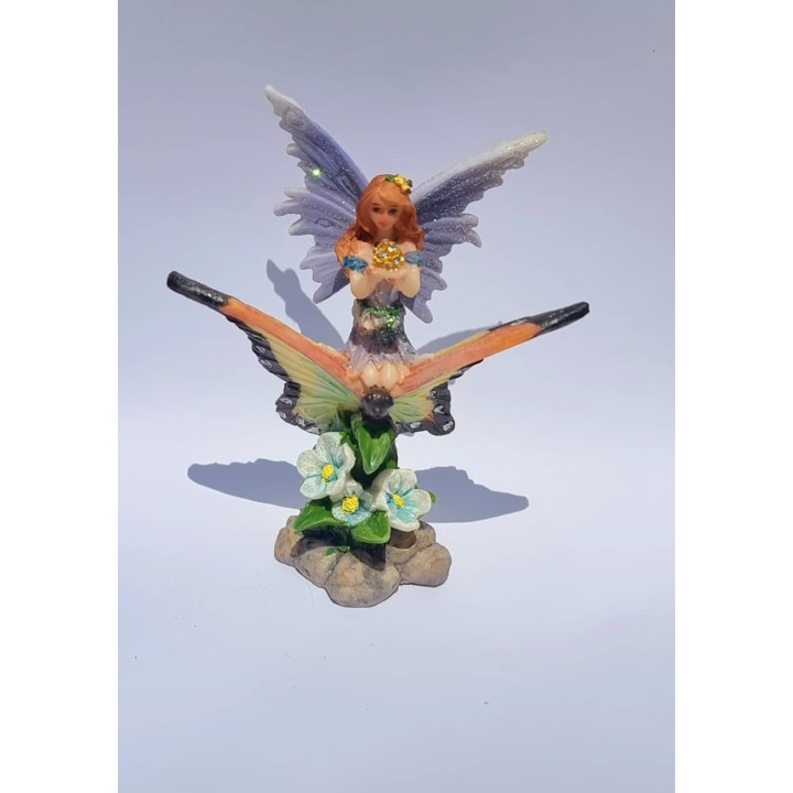 Fada Floral - Borboleta 10cm