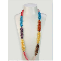 {
  "name": "Multicolor Chip Mineral Necklace - 90cm"
}