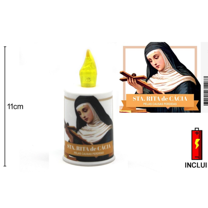 {
  "product_name": "LED Candle Santa Rita"
}