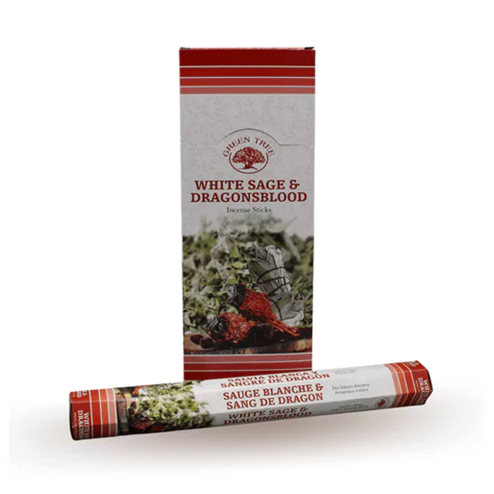 Incenso Sálvia Branca e Sangue de Dragão - 20Gr