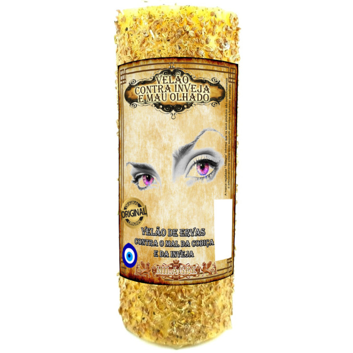 {
  "product_name": "Inveja and Mau-Olhado Large Candle - Herb Candle"
}