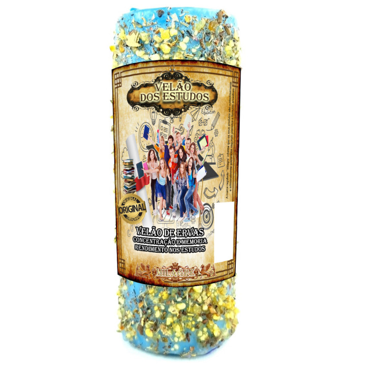 Vela de estudio - vela de hierbas