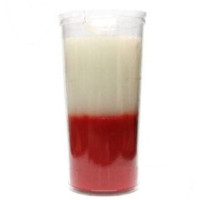 {
  "product_name": "White and Red Plastic Candle Holder"
}