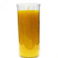 {
  "product_name": "Yellow Plastic Jar Candle"
}
