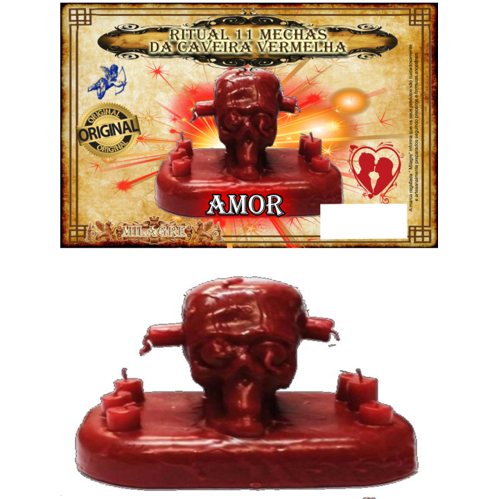 ritual 11 mechas caveira vermelha